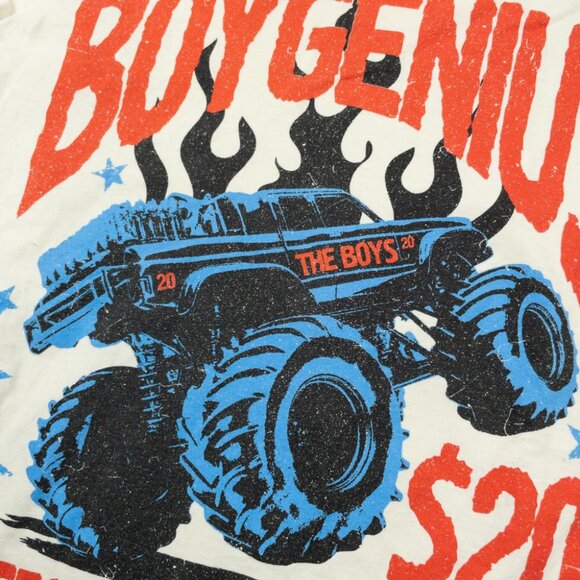 Boygenius Tour T-Shirt Adult Small Monster Truck Screeching Tires The Boys 2020 - Picture 5 of 12